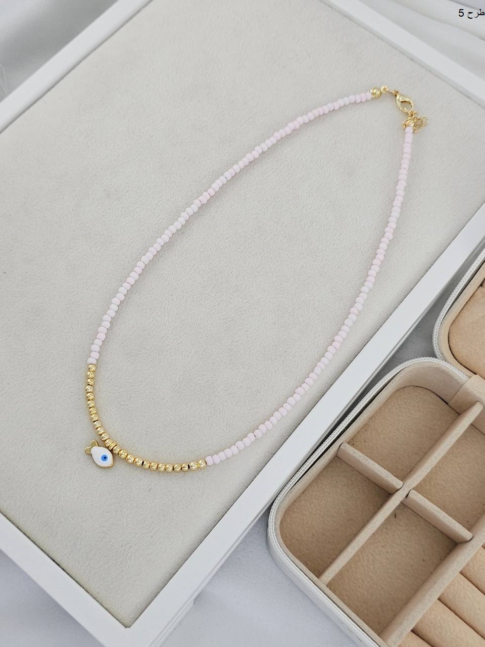 گردنبند فیمو تک رج